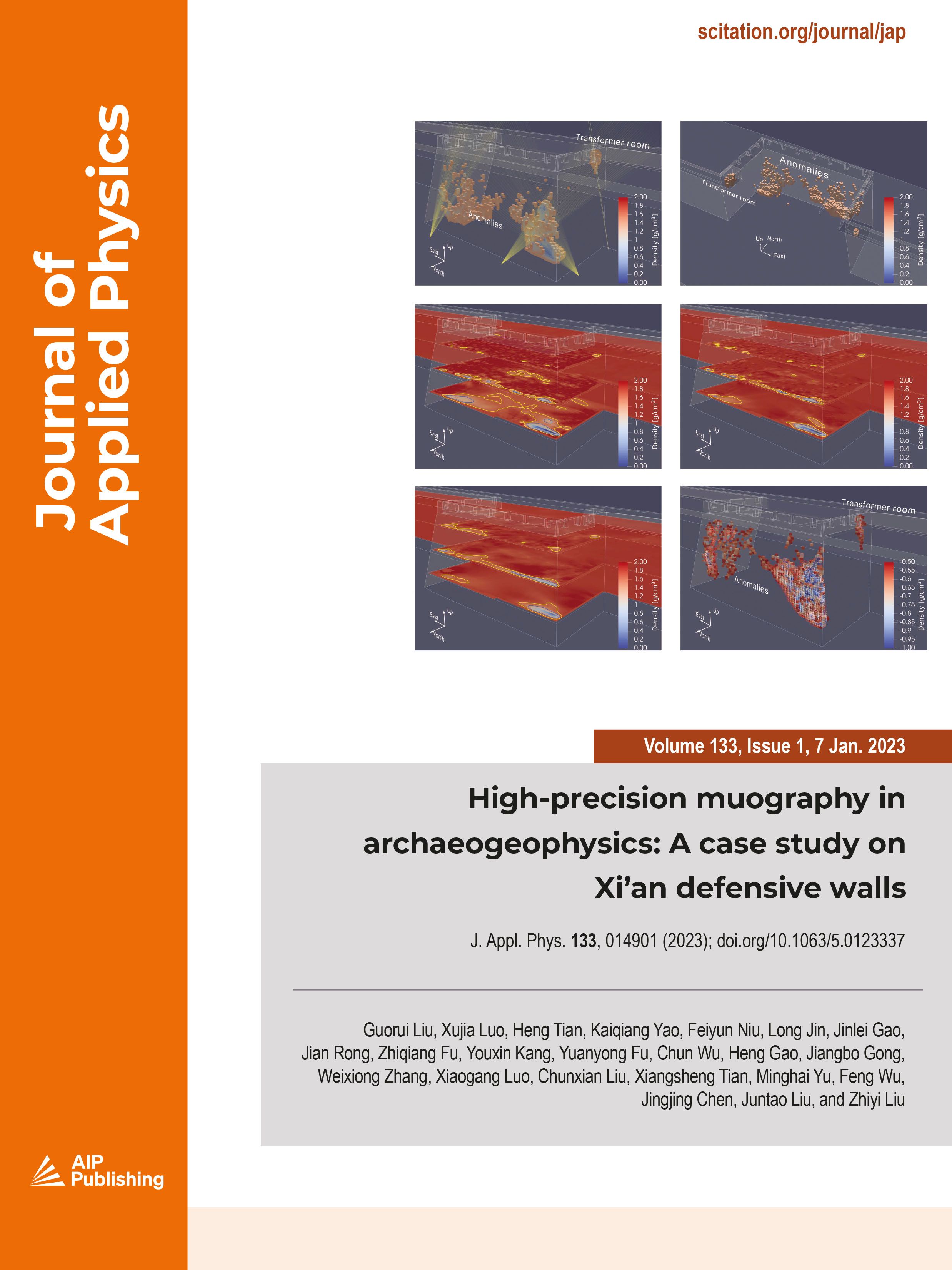Volume 133 issue 1 journal of applied physics aip publishing