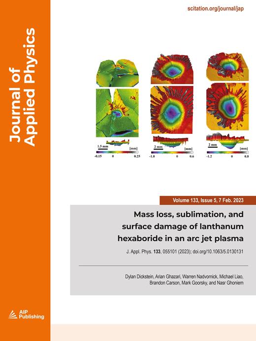 Journal of Applied Physics Cover Image for Volume 133, Issue 5