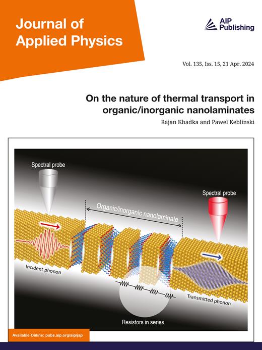 Journal of Applied Physics Cover Image for Volume 135, Issue 15