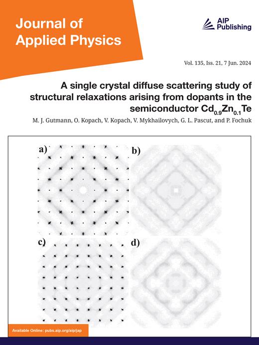 Journal of Applied Physics Cover Image for Volume 135, Issue 21