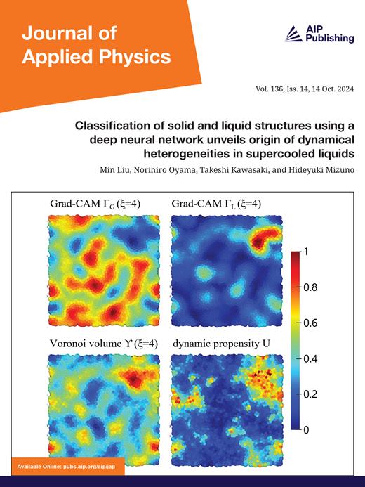 Journal of Applied Physics Cover Image for Volume 136, Issue 14