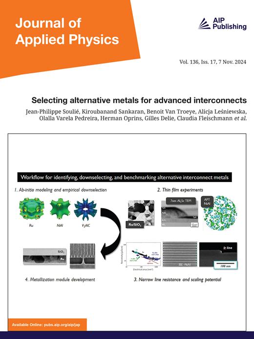 Journal of Applied Physics Cover Image for Volume 136, Issue 17