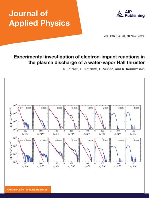 Journal of Applied Physics Cover Image for Volume 136, Issue 20