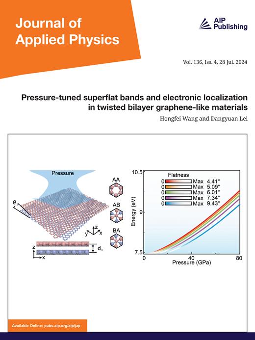 Journal of Applied Physics Cover Image for Volume 136, Issue 4