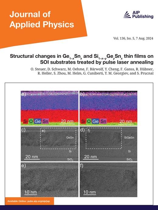 Journal of Applied Physics Cover Image for Volume 136, Issue 5