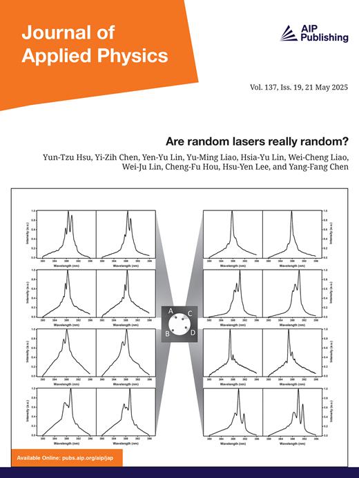 Journal of Applied Physics Cover Image for Volume 137, Issue 19