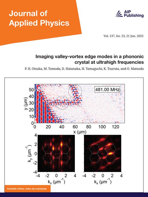 Journal of Applied Physics Cover Image for Volume 137, Issue 23