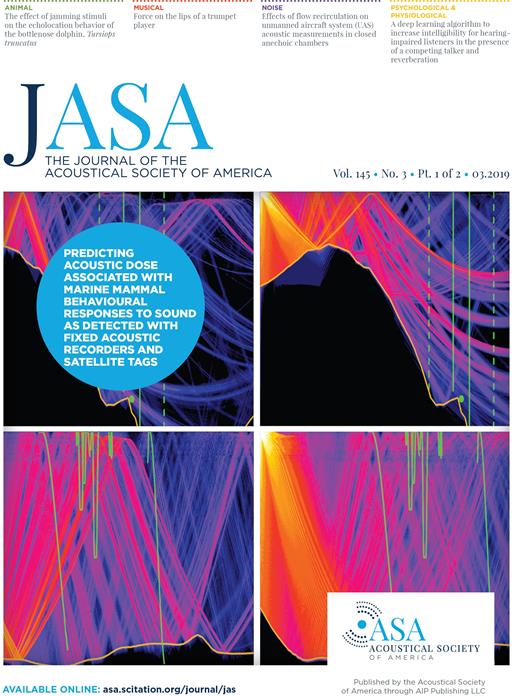 The Journal of the Acoustical Society of America Cover Image for Volume 145, Issue 3
