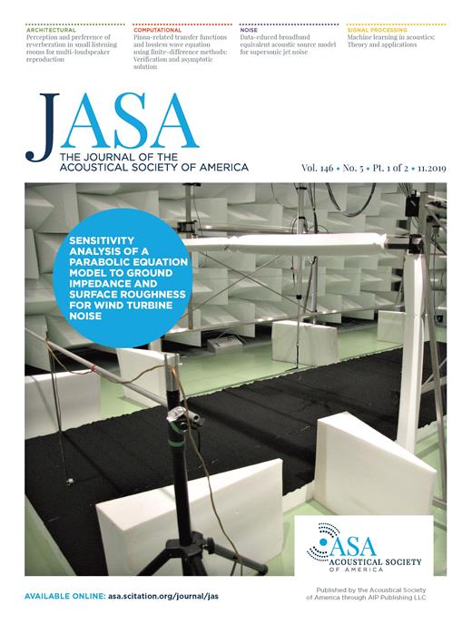 The Journal of the Acoustical Society of America Cover Image for Volume 146, Issue 5