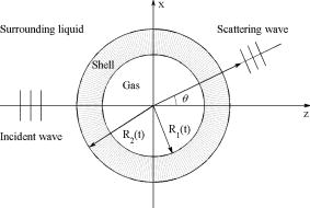 Wave scattering from encapsulated microbubbles subject to high ...