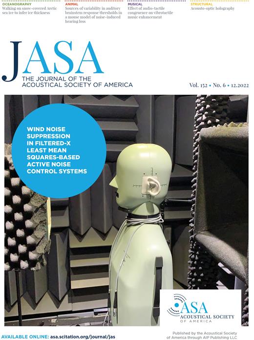 The Journal of the Acoustical Society of America Cover Image for Volume 152, Issue 6