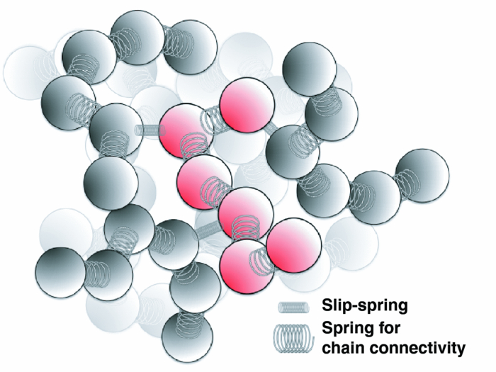 Multi-chain slip-spring model for entangled polymer dynamics | The ...