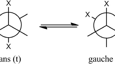 Thermodynamics of trans/gauche conformational equilibria and ...