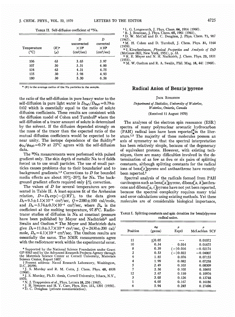 First page of Radical Anion of Benz[<italic>a</italic>]pyrene