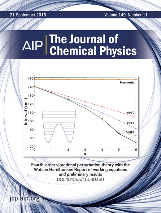 The Journal of Chemical Physics Cover Image for Volume 149, Issue 11