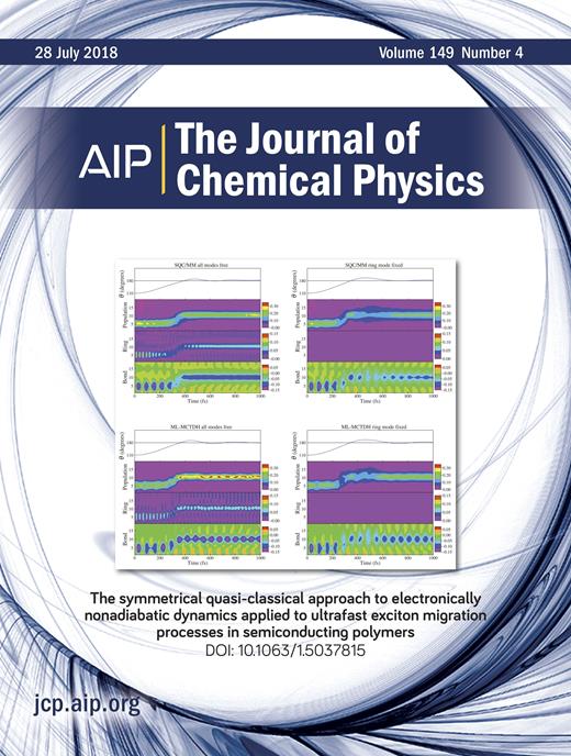 The Journal of Chemical Physics Cover Image for Volume 149, Issue 4