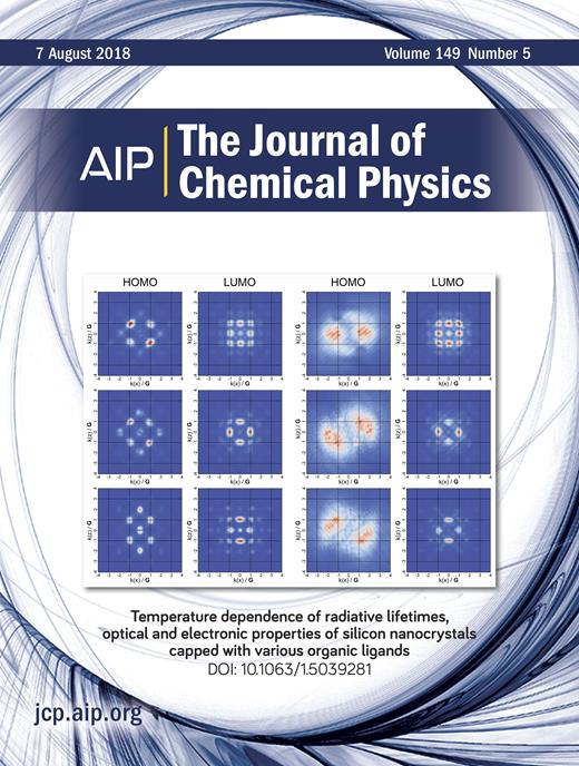 The Journal of Chemical Physics Cover Image for Volume 149, Issue 5