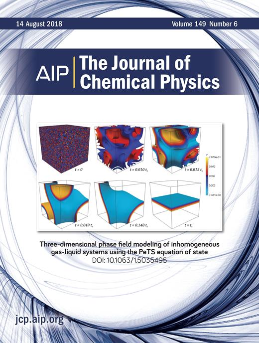 The Journal of Chemical Physics Cover Image for Volume 149, Issue 6