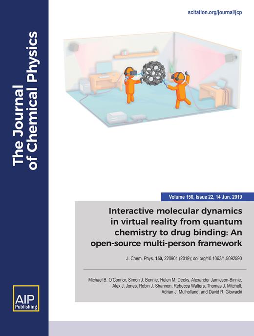 The Journal of Chemical Physics Cover Image for Volume 150, Issue 22