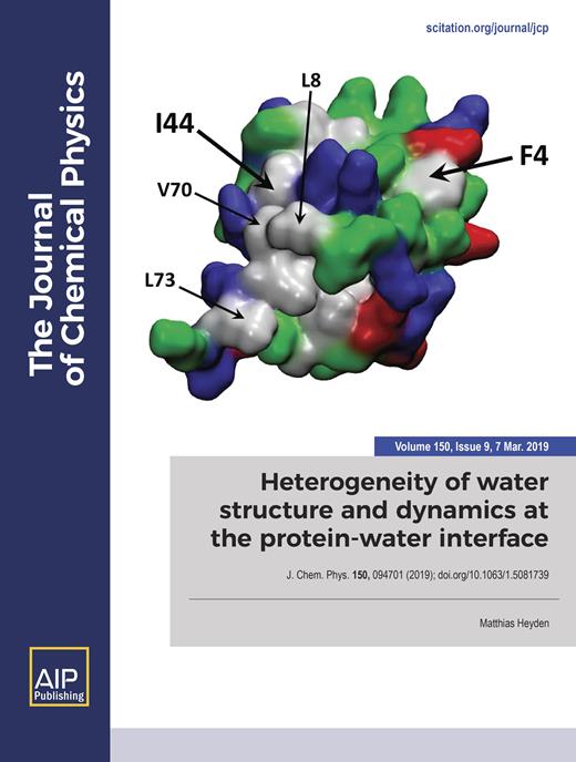 The Journal of Chemical Physics Cover Image for Volume 150, Issue 9