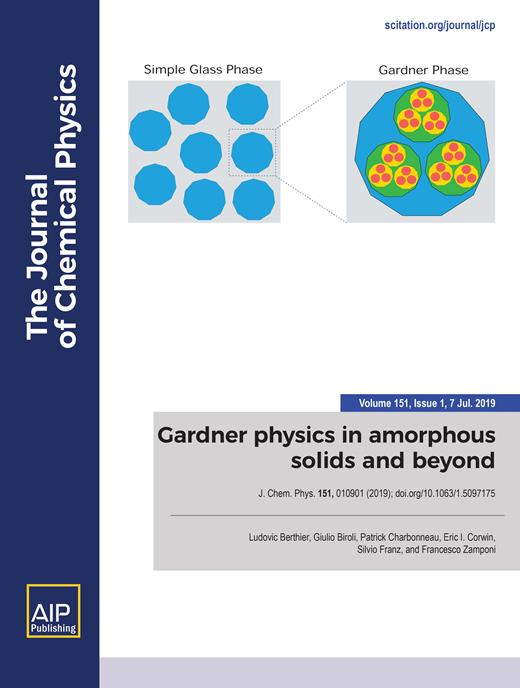 The Journal of Chemical Physics Cover Image for Volume 151, Issue 1