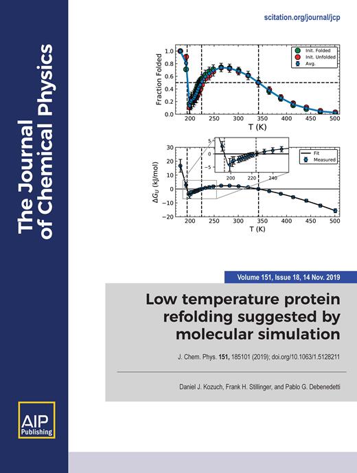 The Journal of Chemical Physics Cover Image for Volume 151, Issue 18