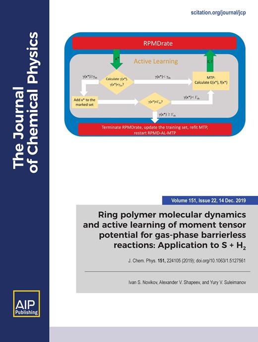 The Journal of Chemical Physics Cover Image for Volume 151, Issue 22