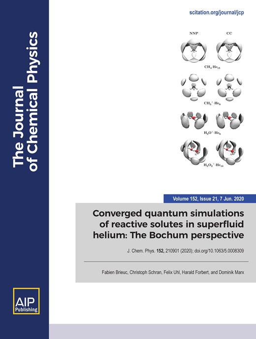 The Journal of Chemical Physics Cover Image for Volume 152, Issue 21