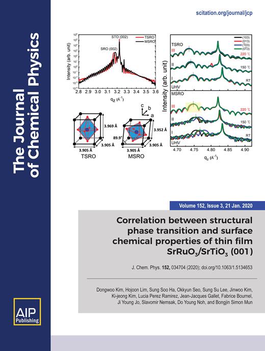 The Journal of Chemical Physics Cover Image for Volume 152, Issue 3