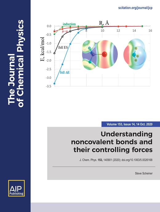 The Journal of Chemical Physics Cover Image for Volume 153, Issue 14