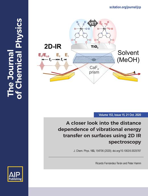 The Journal of Chemical Physics Cover Image for Volume 153, Issue 15
