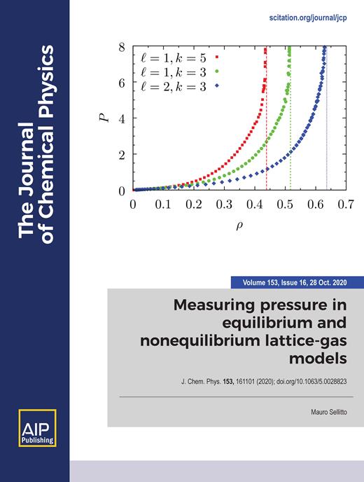 The Journal of Chemical Physics Cover Image for Volume 153, Issue 16