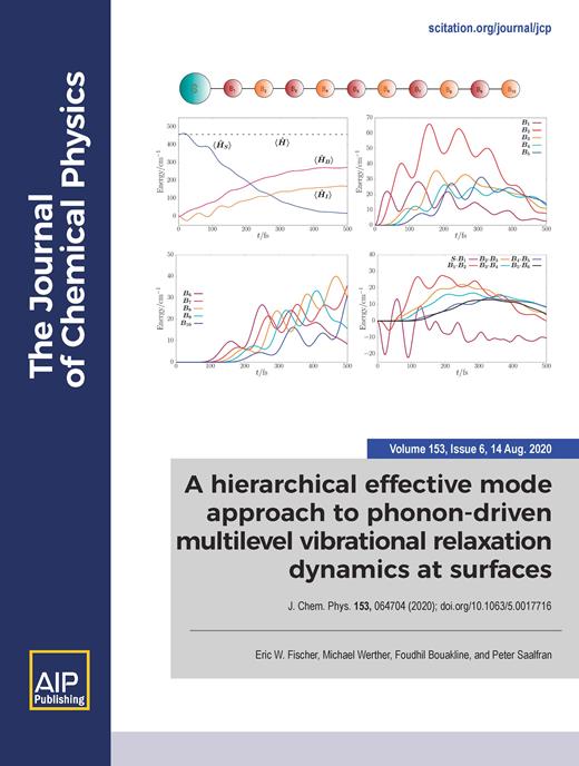 The Journal of Chemical Physics Cover Image for Volume 153, Issue 6