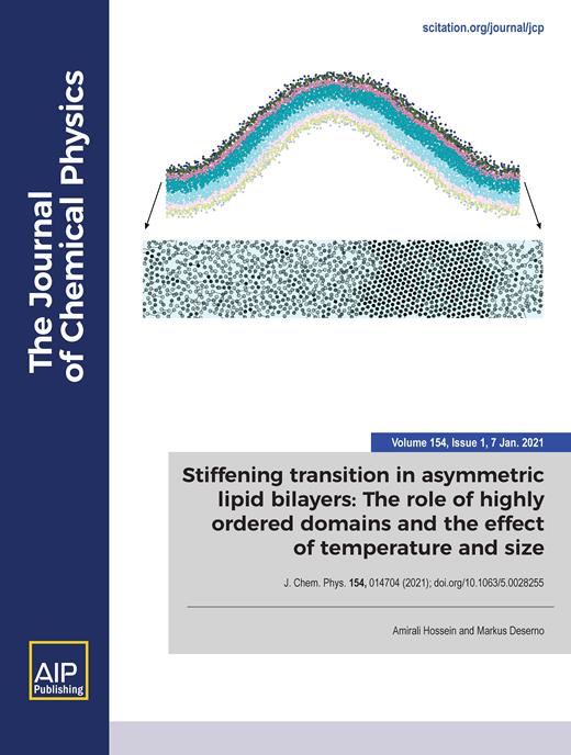 The Journal of Chemical Physics Cover Image for Volume 154, Issue 1