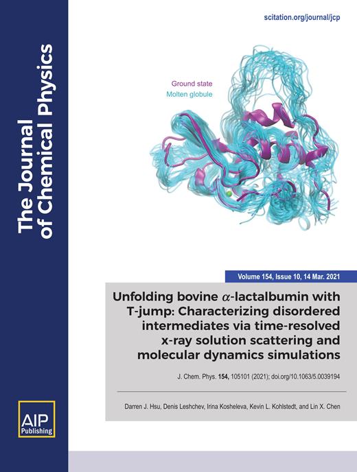 The Journal of Chemical Physics Cover Image for Volume 154, Issue 10