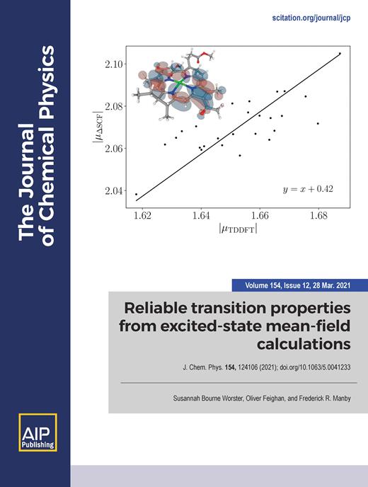 The Journal of Chemical Physics Cover Image for Volume 154, Issue 12