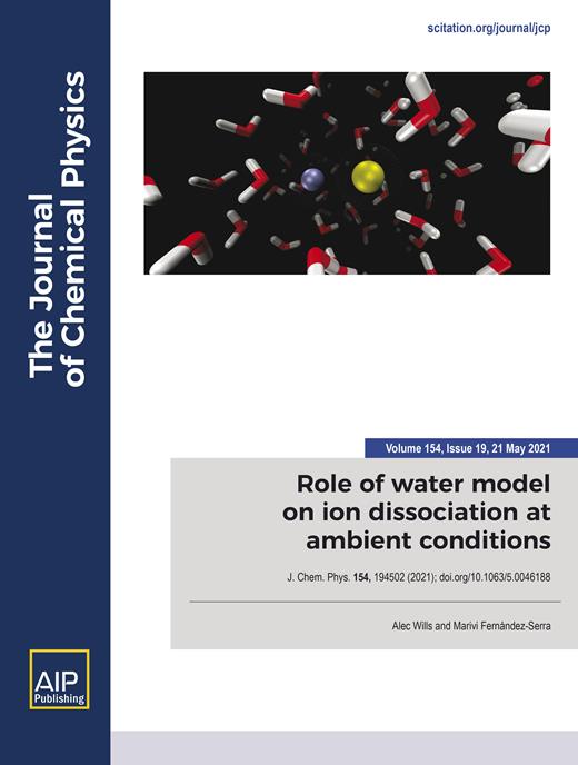 The Journal of Chemical Physics Cover Image for Volume 154, Issue 19