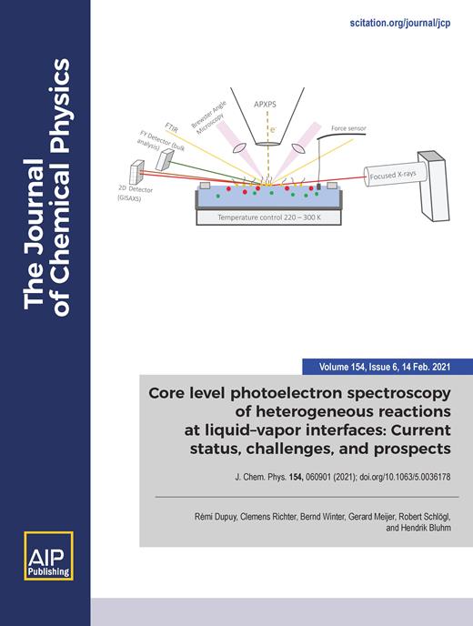 The Journal of Chemical Physics Cover Image for Volume 154, Issue 6