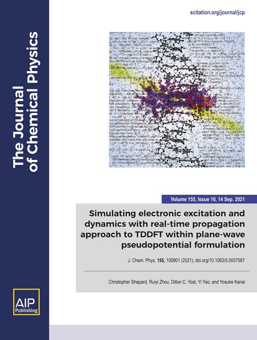 The Journal of Chemical Physics Cover Image for Volume 155, Issue 10