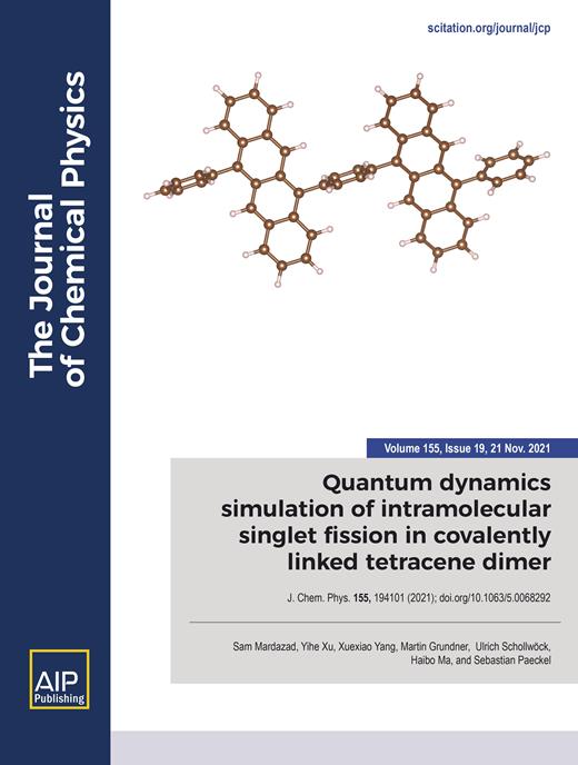 The Journal of Chemical Physics Cover Image for Volume 155, Issue 19