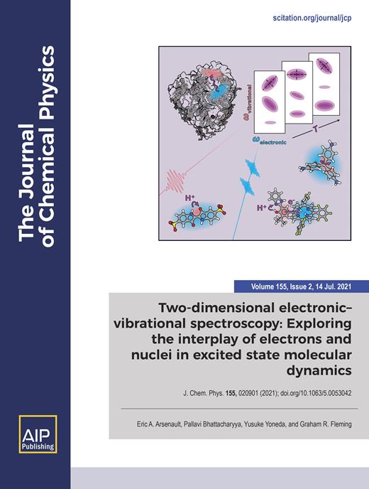 The Journal of Chemical Physics Cover Image for Volume 155, Issue 2