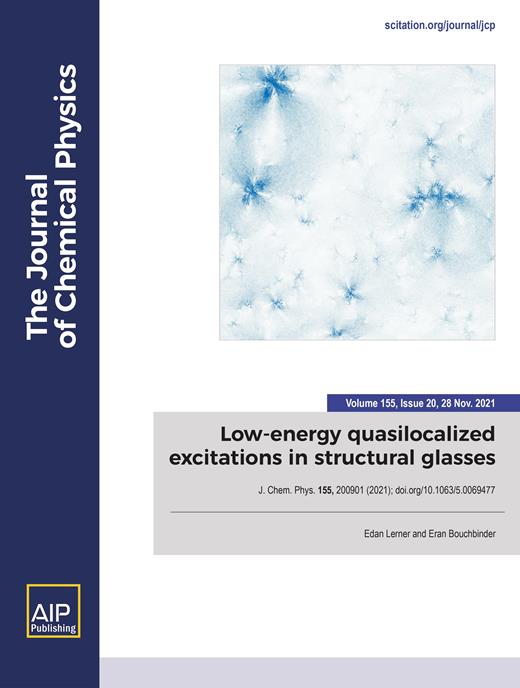 The Journal of Chemical Physics Cover Image for Volume 155, Issue 20