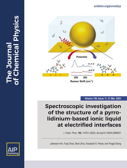 The Journal of Chemical Physics Cover Image for Volume 156, Issue 11