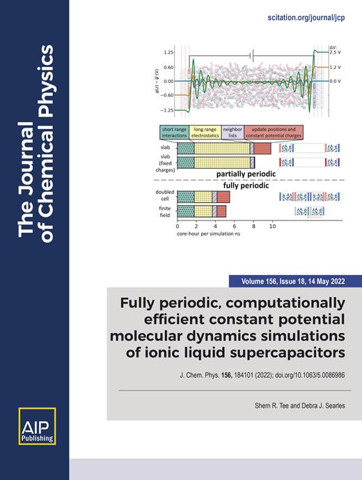 The Journal of Chemical Physics Cover Image for Volume 156, Issue 18