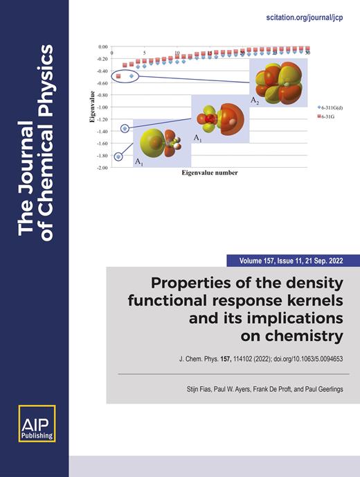 The Journal of Chemical Physics Cover Image for Volume 157, Issue 11