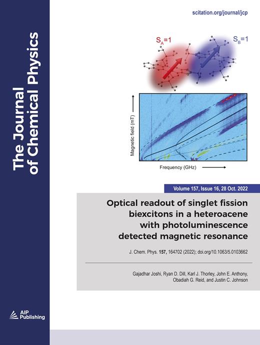 The Journal of Chemical Physics Cover Image for Volume 157, Issue 16