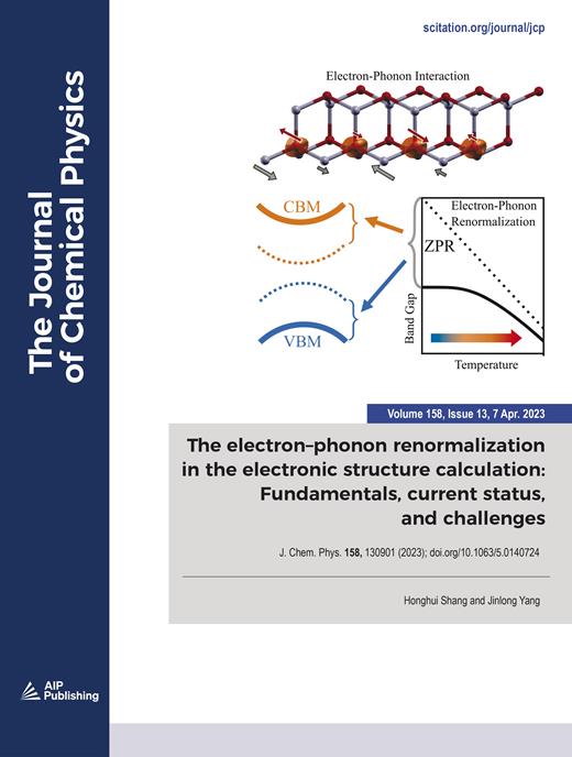 The Journal of Chemical Physics Cover Image for Volume 158, Issue 13