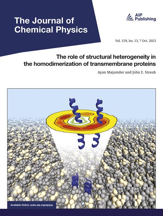 The Journal of Chemical Physics Cover Image for Volume 159, Issue 13