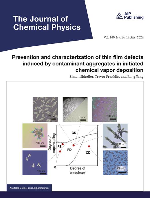 The Journal of Chemical Physics Cover Image for Volume 160, Issue 14