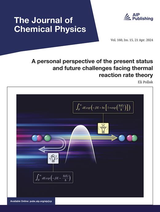 The Journal of Chemical Physics Cover Image for Volume 160, Issue 15